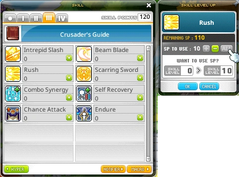 Assigning SP screenshot