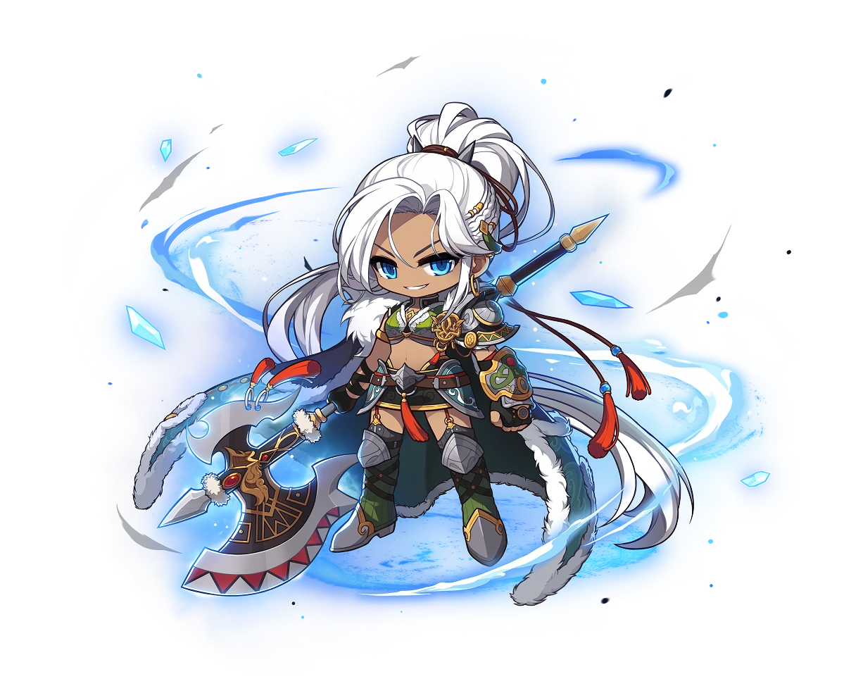 Aran character illustration from the official class introduction.