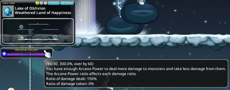 Arcane Power ratio screenshot