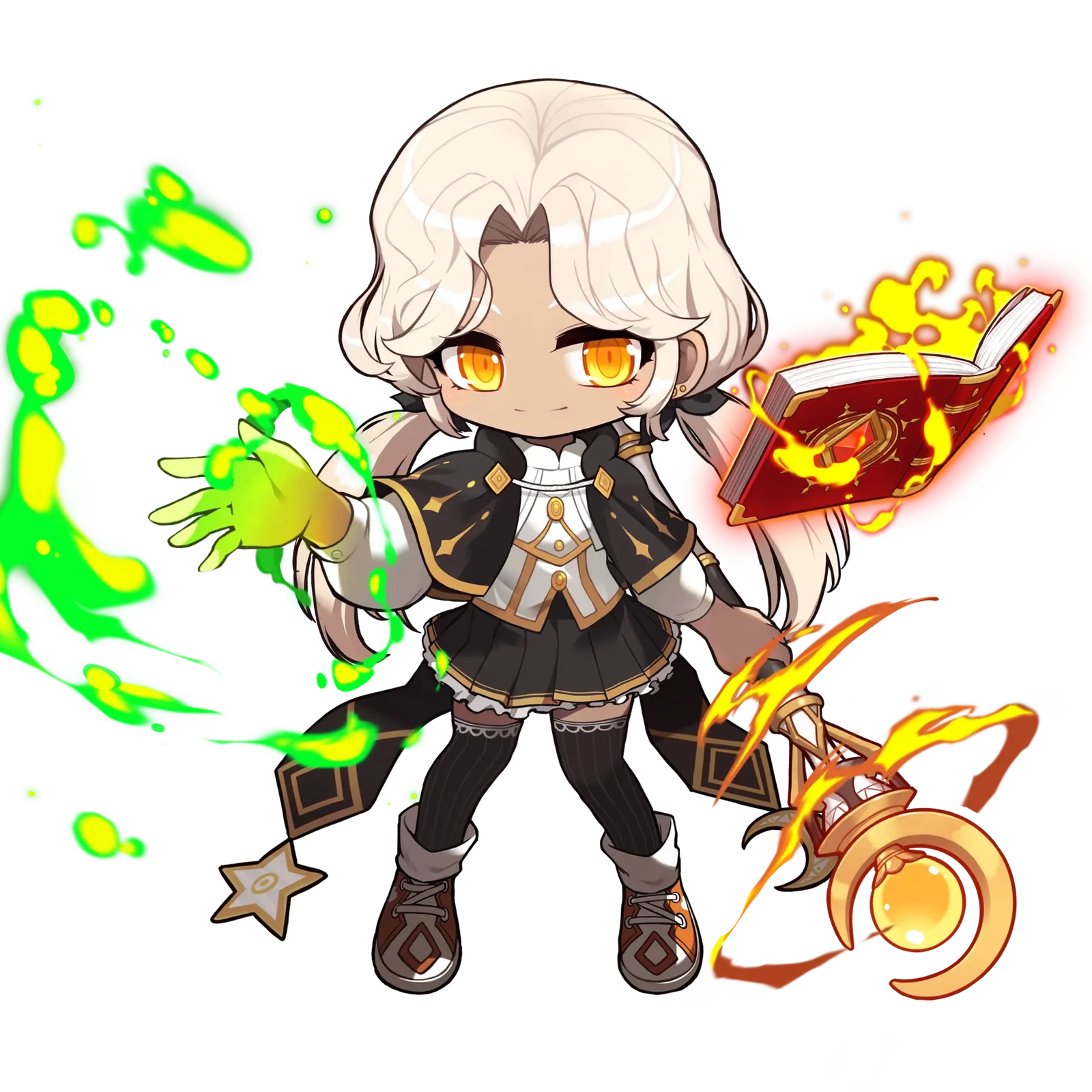 Arch Mage (Fire/Poison) character illustration from the official class introduction.