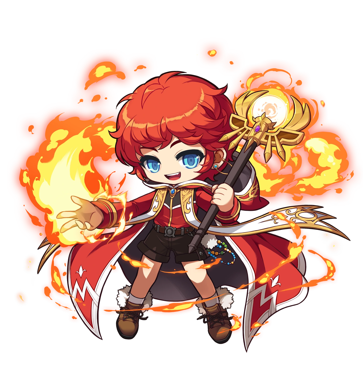 Blaze Wizard character illustration from the official class introduction.