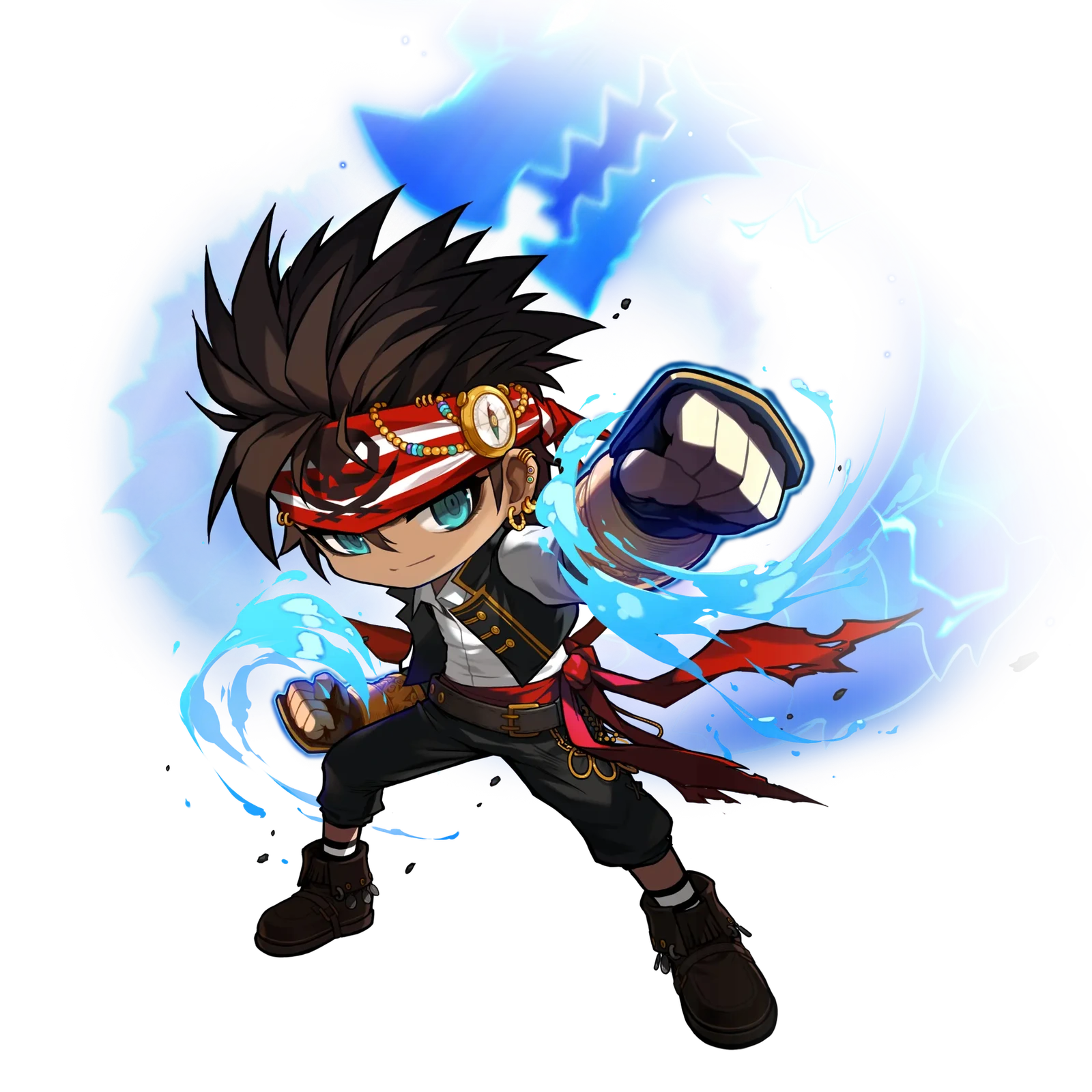 Buccaneer character illustration from the official class introduction.