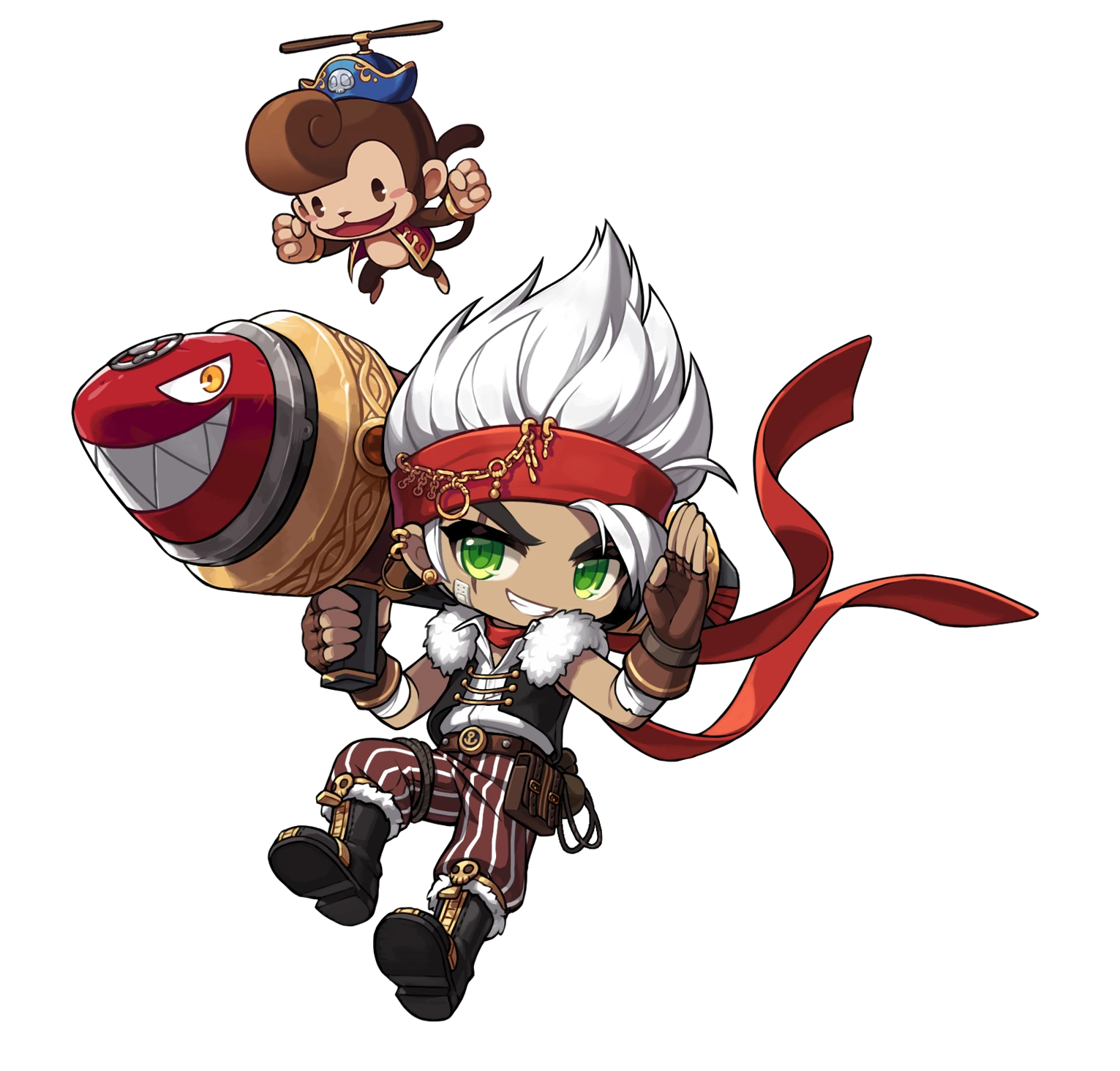 Cannoneer character illustration from the official class introduction.
