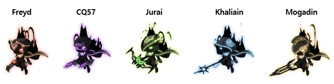 Five named Elite Boss sprites.
