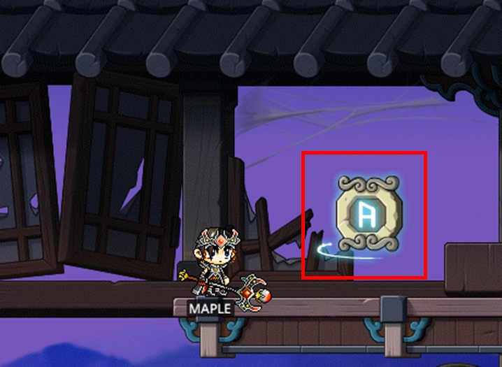 Recovery rune inside Ghost Park.