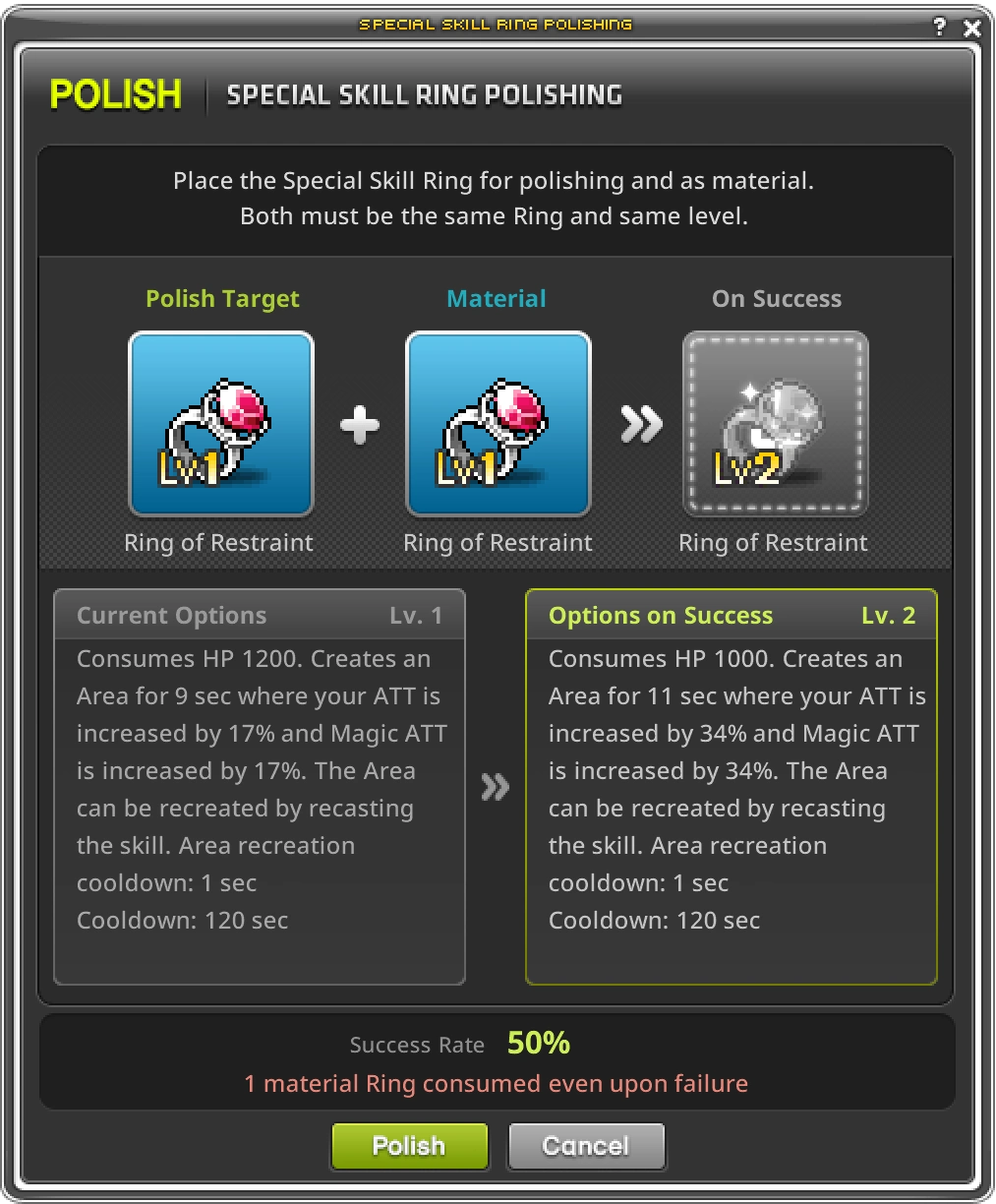 Polishing screenshot