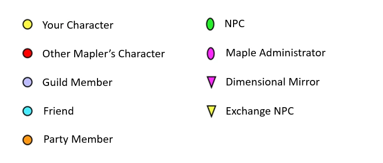 Map legend diagram