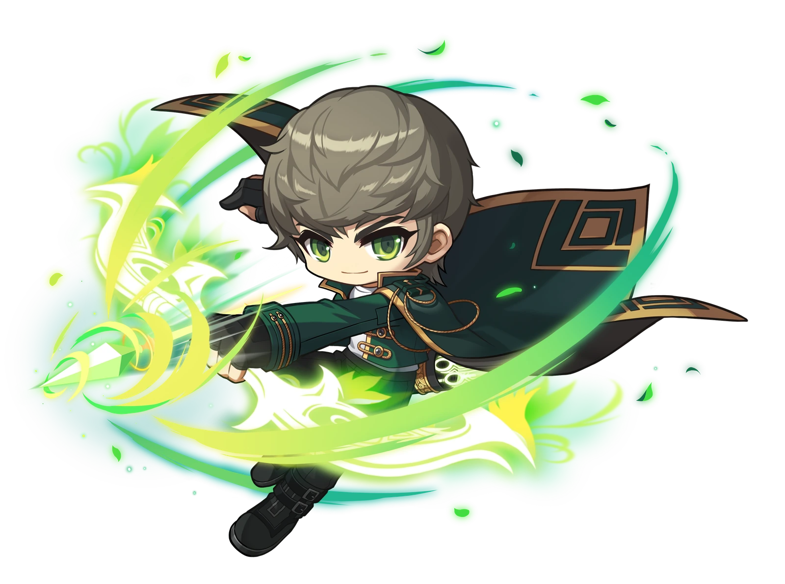 Wind Archer character illustration from the official class introduction.